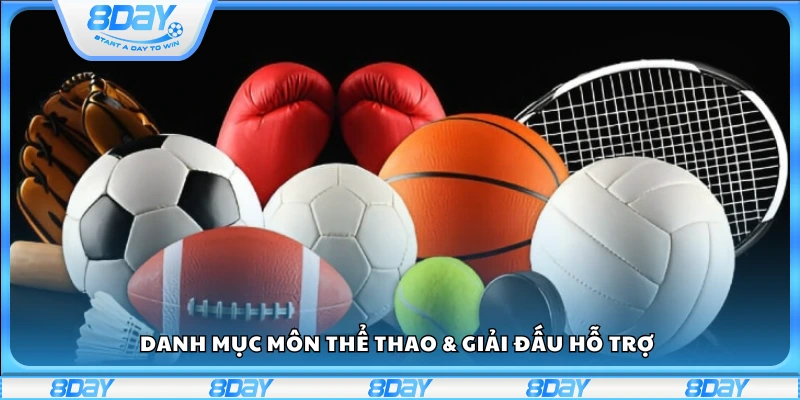 Tìm hiểu danh mục môn thể thao & giải đấu hỗ trợ