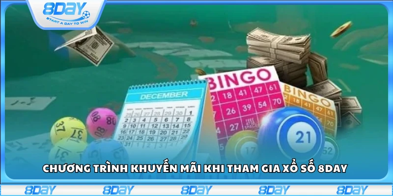 Chương trình khuyến mãi khi tham gia xổ số 8Day