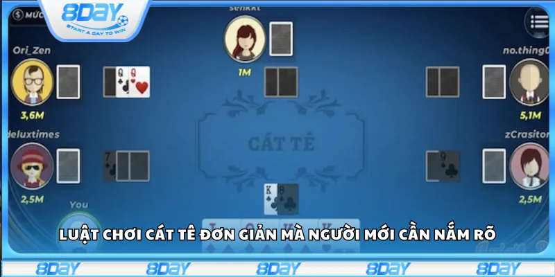 Luật chơi Cát Tê đơn giản mà người mới cần nắm rõ