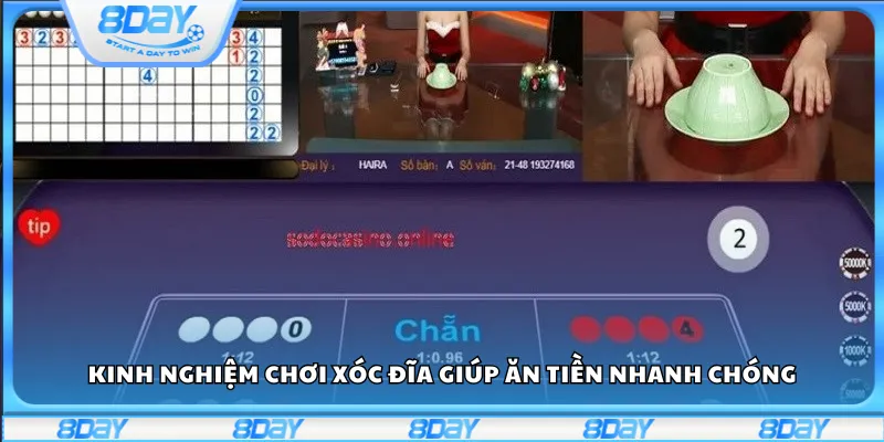 Kinh nghiệm chơi xóc đĩa giúp ăn tiền nhanh chóng