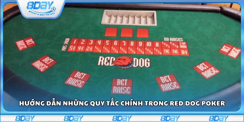 Hướng dẫn những quy tắc chính trong Red Dog Poker