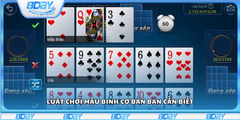 Luật chơi Mậu Binh cơ bản bạn cần biết