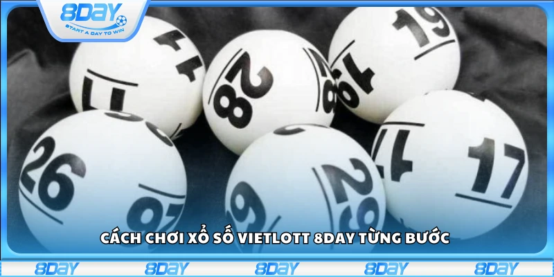 Các bước tham gia xổ số Vietlott 8Day