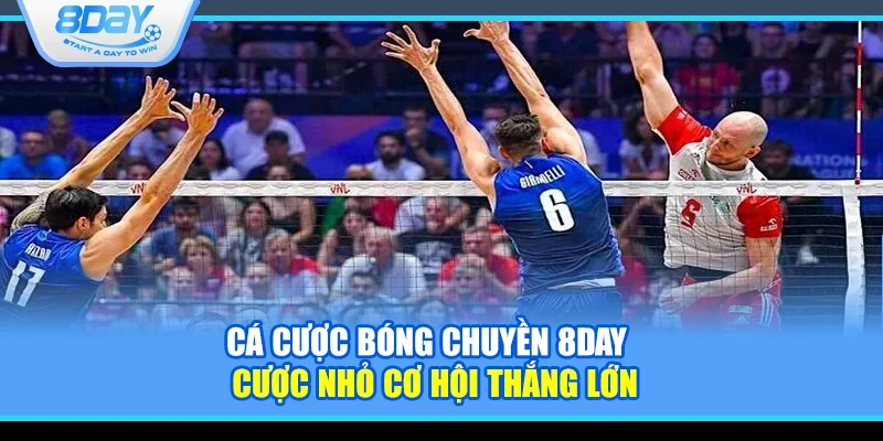Cá cược Bóng chuyền 8Day – Cược nhỏ cơ hội thắng lớn