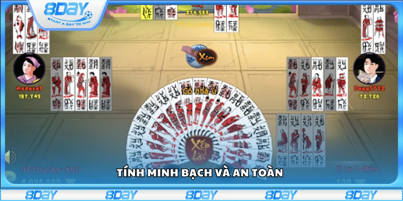 Trò chơi đảm bảo sự minh bạch và độ an toàn cao