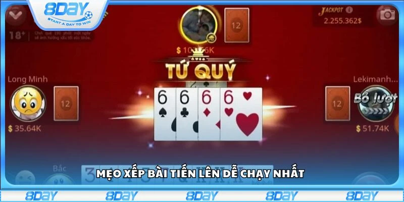 Mẹo xếp bài tiến lên dễ chạy nhất